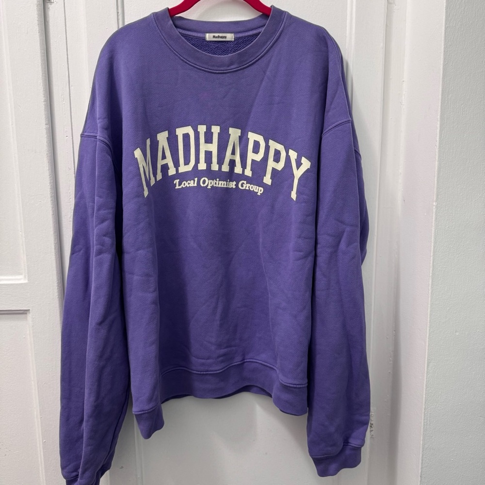 Madhappy Purple Crewneck Sweatshirt